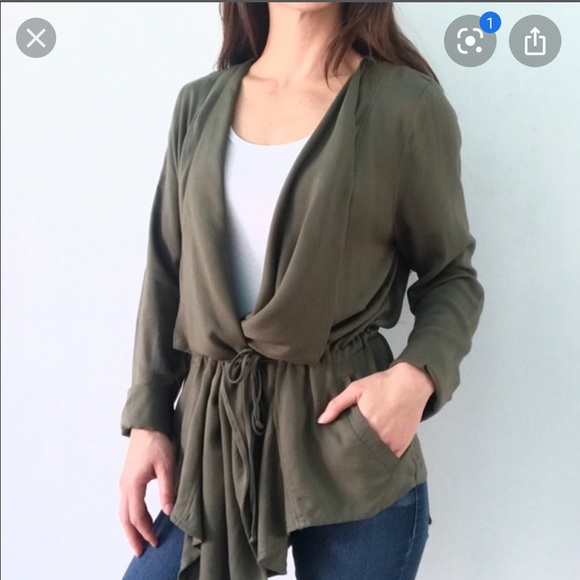 bleuh ciel Sweaters - Army green jacket